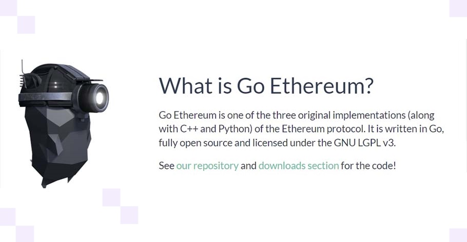 Official Go Ethereum приложение для отслеживания курсов криптовалют